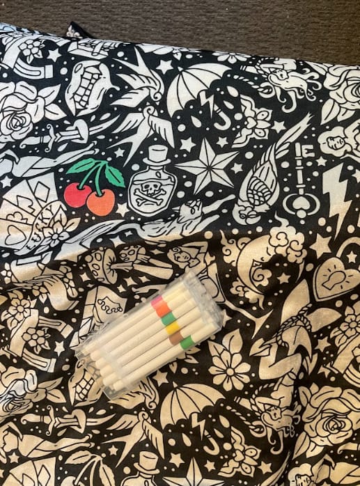 Coloriva Decke mit Markern